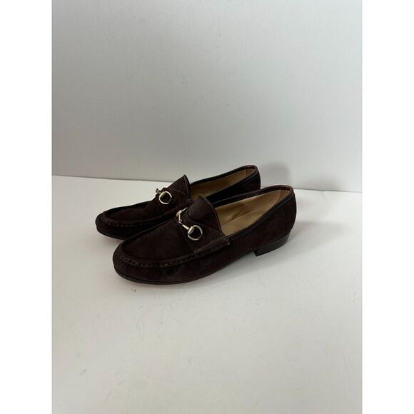 GUCCI Moccasins Horsebit Gold Hardware Loafers - Picture 2 of 7